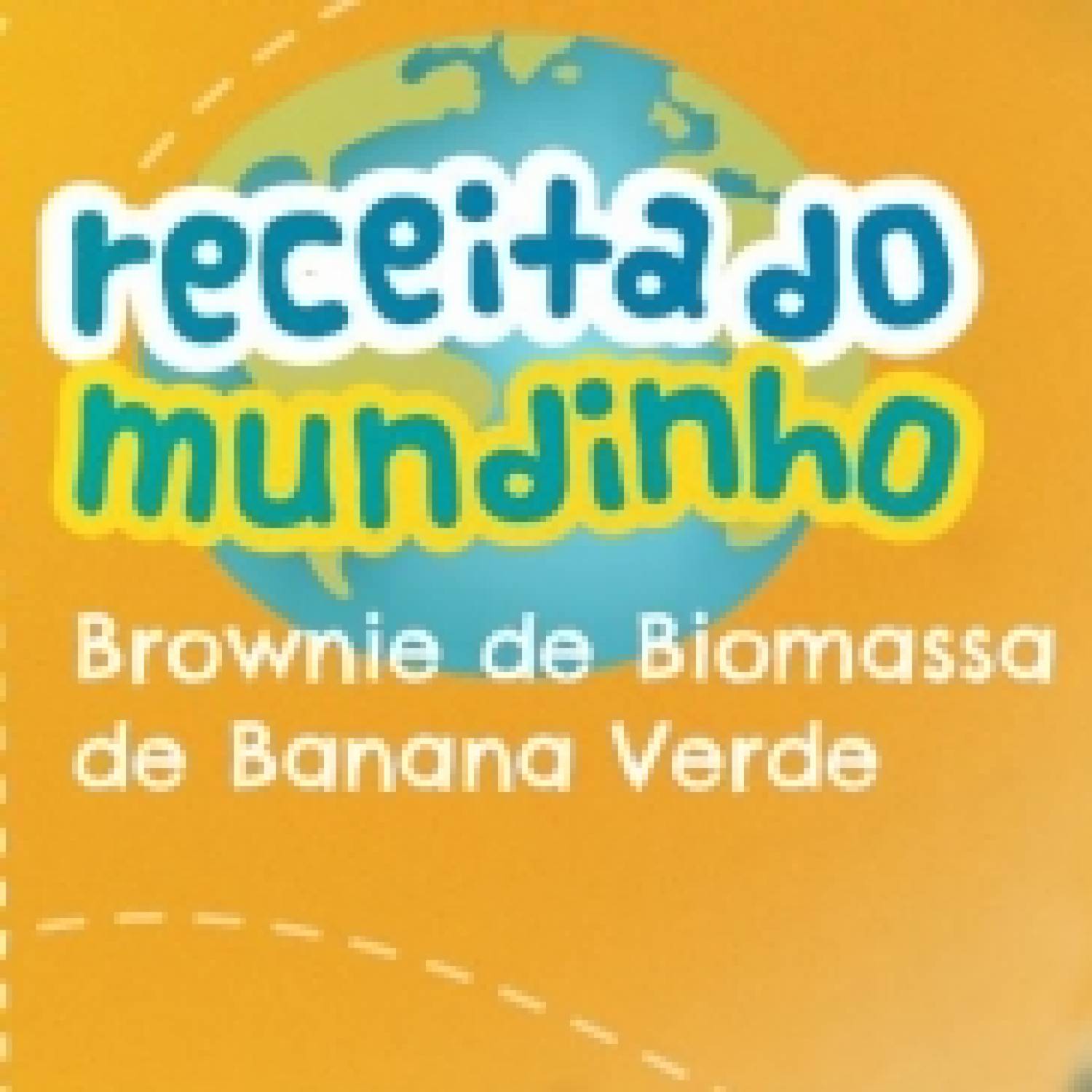 Brownie de biomassa de banana verde